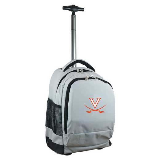 CLVIL780-GY: NCAA Virginia Cavaliers Wheeled Premium Backpack
